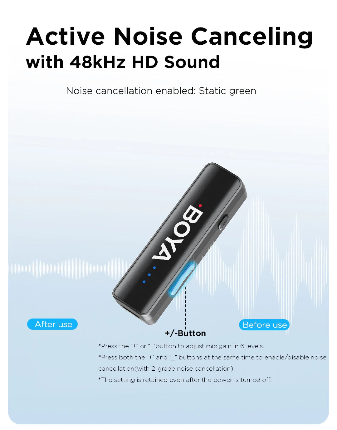 LINK 2 Wireless Lavalier Microphone for iPhone Android DSLR Cameras Smartphone Gaming Youtube Video Recording Streaming