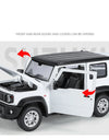 1:24 SUZUKI Jimny Alloy Car Model Diecasts Metal Off-Road Vehicles Car Model Simulation Sound and Light Collection Toy Gift