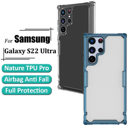 Nature Pro TPU Case For Samsung Galaxy S22 Ultra Plus A73 A53 5G Thin Transparent Shockproof Soft Phone Cover