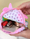 Cute Bag Pops Finger Toys Its Reliver Stress Toy Rainbow Push Bubble Popp Antistress Sensory Toy Cartoon Kawaii Pop Toys
