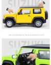 1:24 SUZUKI Jimny Alloy Car Model Diecasts Metal Off-Road Vehicles Car Model Simulation Sound and Light Collection Toy Gift