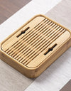 Kitchen Tea Tray Portable Dishes For Tea Bamboo Rectangle Storage Of Water Woodentray For Chinese Style Chaban Tea Table