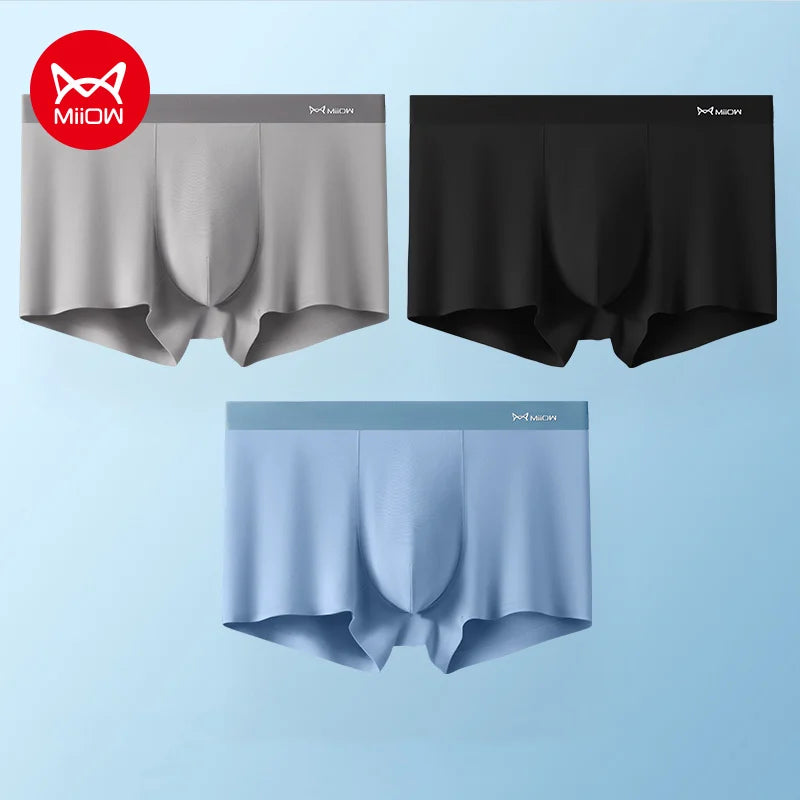 3-Pack Seamless Modal Silk Boxer Shorts – 80 Count