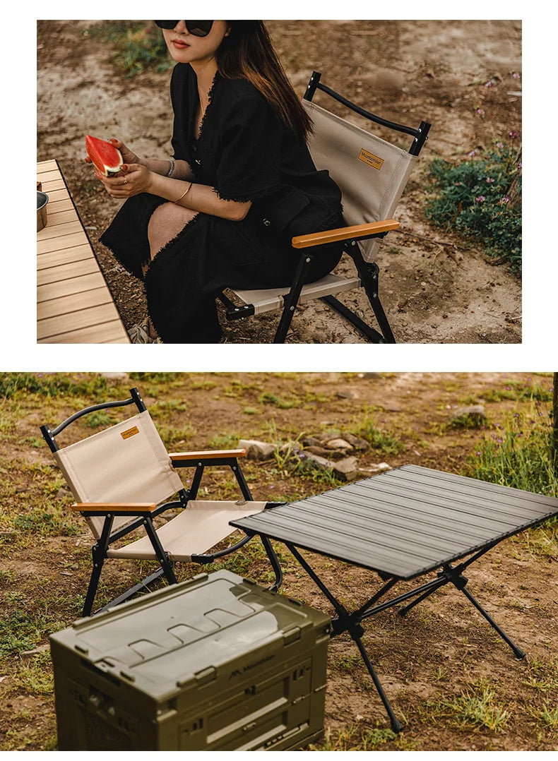 Camping Chair Portable Outdoor Chair Folding Chair Camping Picnic Back Chair Beach Chair Equipment Kermit Chair