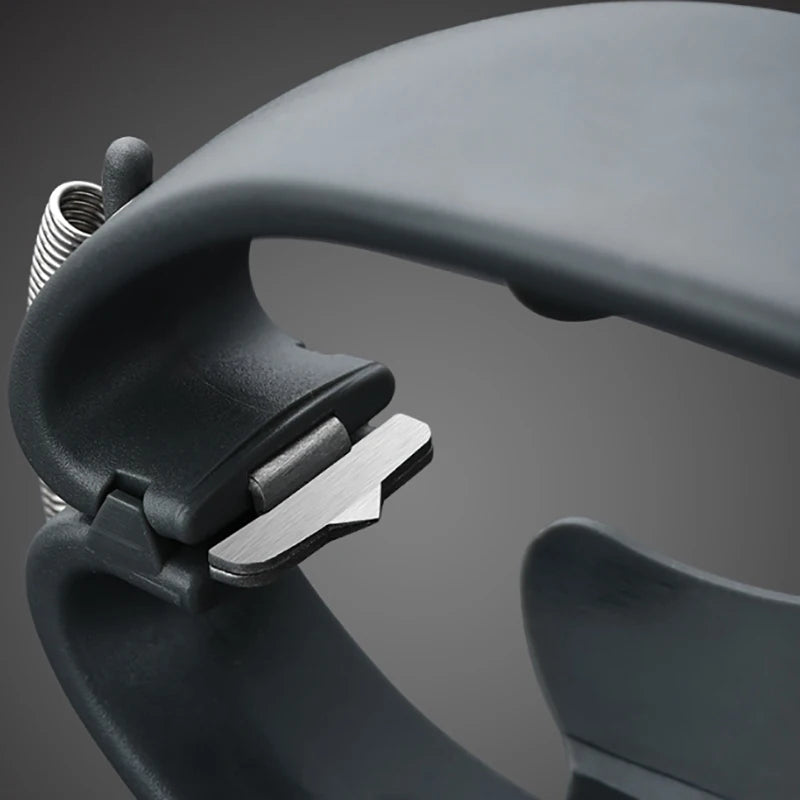 Stainless Steel Egg Cracker & Separator – Handheld Egg Opener with Yolk White Separator Tool