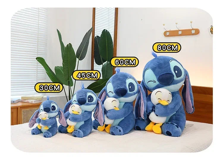 Disney Plush Doll Stitch Lilo Doll Cute Duck Stitch Plush Stuffed Toy Christmas 's Birthday Gift Kawaii Decoration Toys
