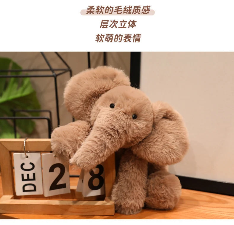 Soft Elephant Plush Stuffed Animal Pillow
