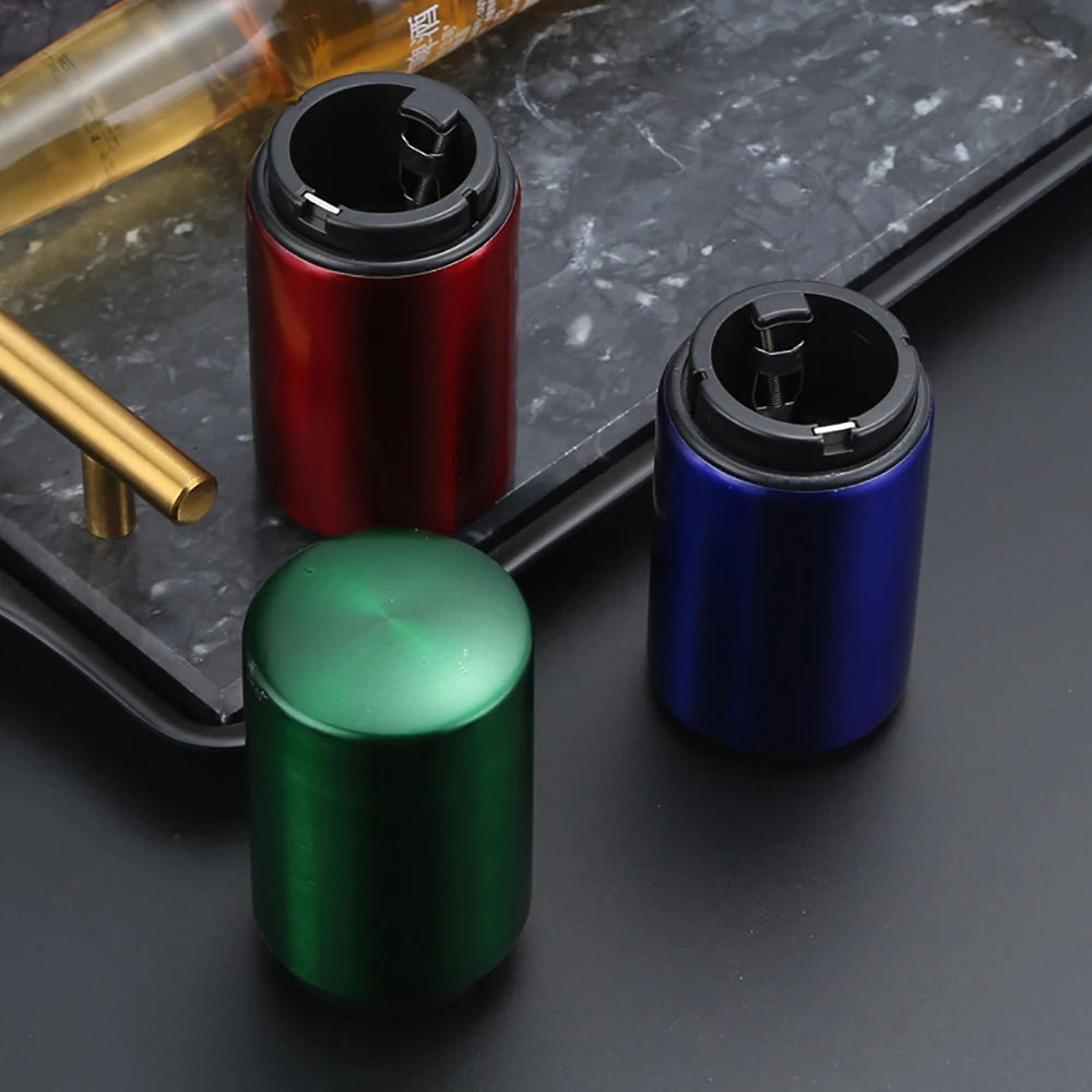 Stainless Steel Beer Bottle Opener Kitchen Accessories Beer Soda Supplies Kitchen Tool Cap Red Wine Bottle Automatic Opener Bar