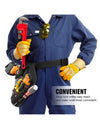1Pcs Drill Holster W/Multiple Tool Loops and Angled Design To Evenly Balance Weight on Belt Portable Multifunctional Toolkit