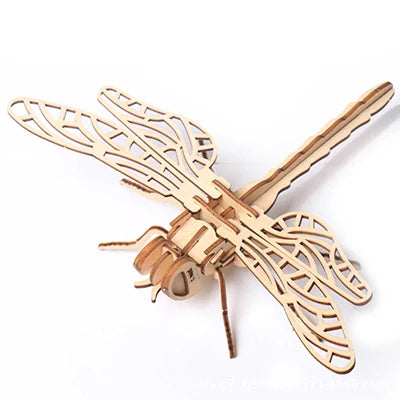 3D Wooden Puzzle Toys for  Adults Teens Animal Assembly Kit Decoration Animal Puzzle Games Home Office Creative Ornament
