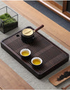 Chinese Natural Bamboo Tea Tray Water Storage Kung Fu Tea Set Simple Rectangular Tea Board Tea Storage Tray