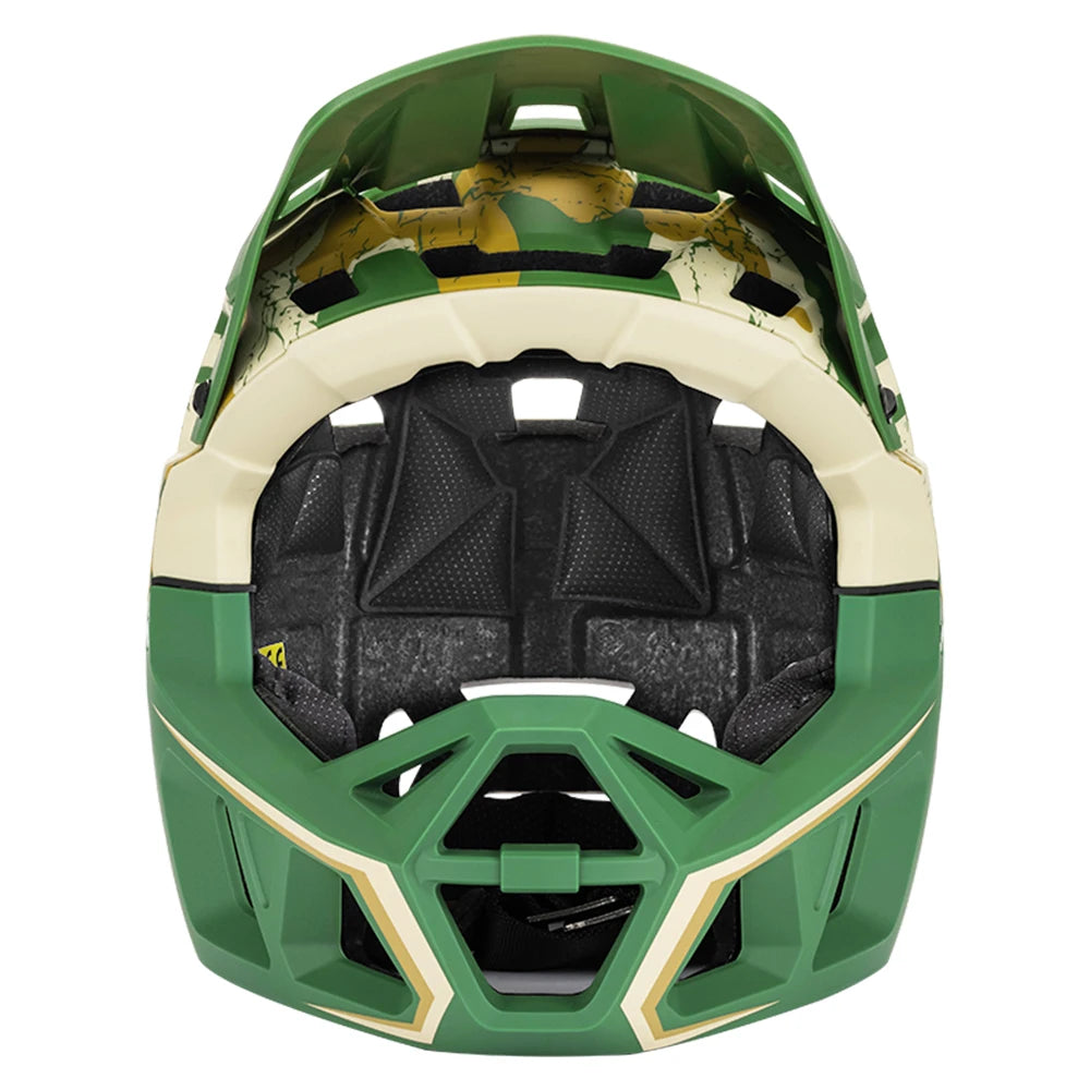 Full Face Mountain Bike Helmet Adult Racing Downhill MTB Helmet for Men/Women Adult Mountain Bike Helmet with Visor Over 31 Vent