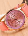 Classic Luxury Leather Quartz Watch Women Ladies Casual Quartz Wristwatch