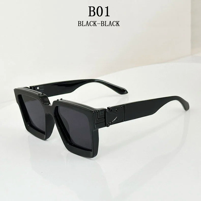 Millionaire Square Sunglasses With UV400 Protection