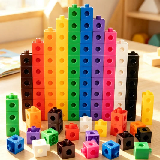 Rainbow Building Blocks for Maths and Creative Learning