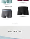 3-Pack Men’s Modal Graphene Boxer Shorts – Antibacterial Crotch, Comfortable Fit