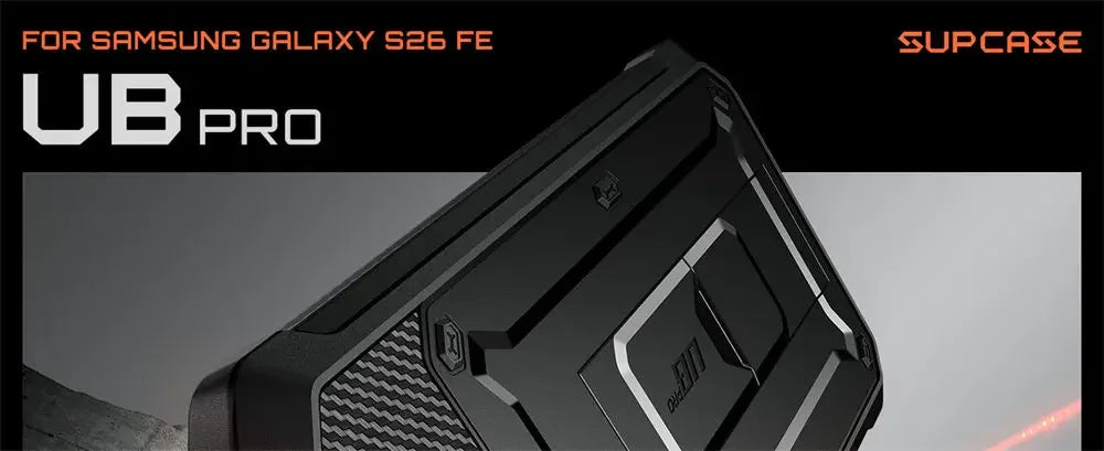 Rugged Phone Case with Screen Protector Kickstand and Belt Clip for Samsung Galaxy S26 FE