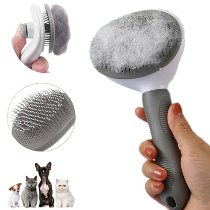 Pet Hair Remover Dog Brush Cat Comb Animal Grooming Tools Dogs Accessories Cat Supplies Stainless Steel Beauty Massage Comb