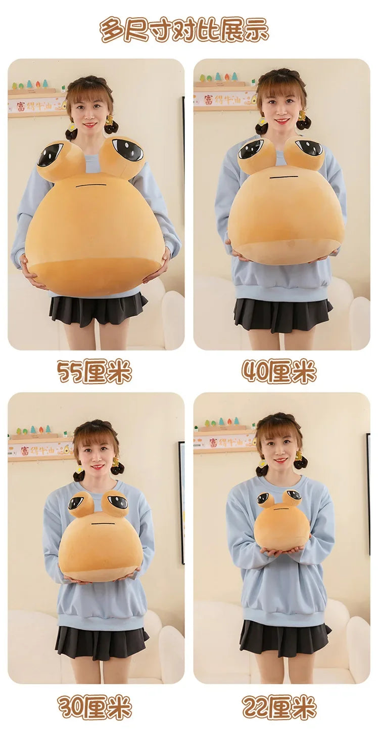 22-55cm My Pet Alien Pou Big Size Plush Toy Kawaii Alien Pet Dolls Cute Pou Stuffed Toys Soft Pillow Animal Kids Birthday Gifts