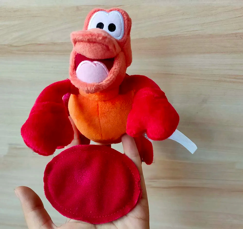Disney Parks Sebastian Little Mermaid Magnetic Shoulder Pal 5" Plush Doll