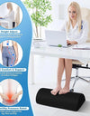 1Pc Foot Rest for Under Desk at Work-Ergonomic Design Foot Stool for Fatigue with Memory Foam,Non Slip Bead,Washable