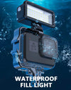 Waterproof Led Video Diving Light for DJI Osmo Action3 Gopro Hero 11 10 9 8 SJCAM Underwater Lamp Photography Light Lamp