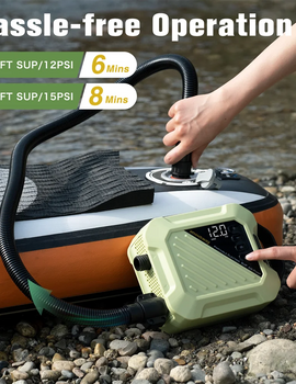 Inflatable kayak Boat Pump SUP Accessories Electric 20PSI 4000mAh Stand Up Paddle Board Inflate Deflate Marine Boat Supplies