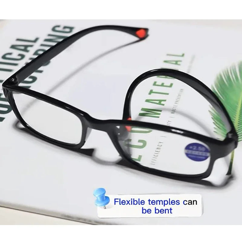 Reading Glasses TR90 Anti Blue Light Reading Glasses for Men Computer Eyeglasses Presbyopia Eyewear 1.0 2.0 3.0