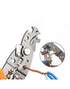 28 in 1 Multifunctional Wire Stripper Crimping Pliers Heavy Duty Stripping Pliers Cable Splitting Pulling Winding Cutting Peeler