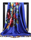 Scarves For Women Print Silk Satin Head Scarf Female Luxury Brand Square Shawl Large Hijab Scarfs
