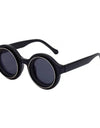 Summer Vacation Retro Steampunk Round Sunglasses Luxury Women Men Fashion Polarized Eyewear Uv400 Goggles