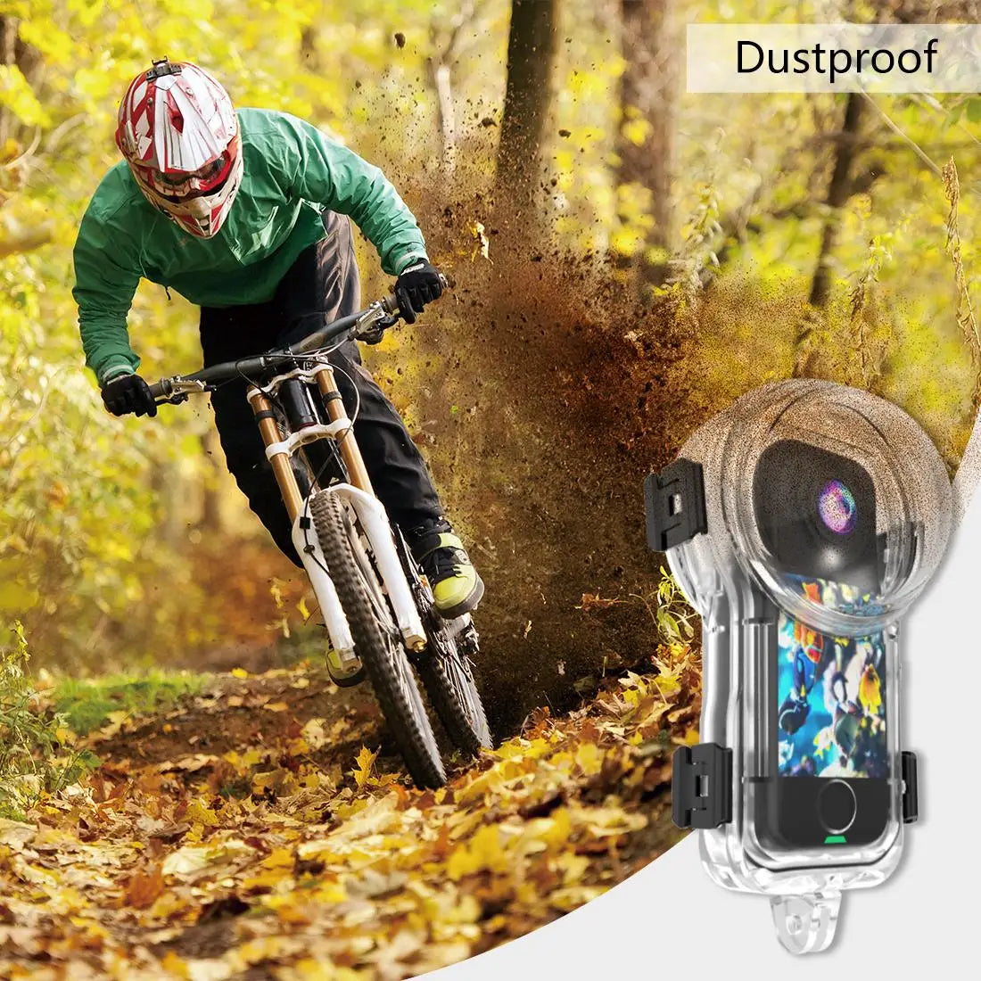 50 Metre Waterproof Invisible Diving Case for Insta360 X4 Air Panoramic Camera