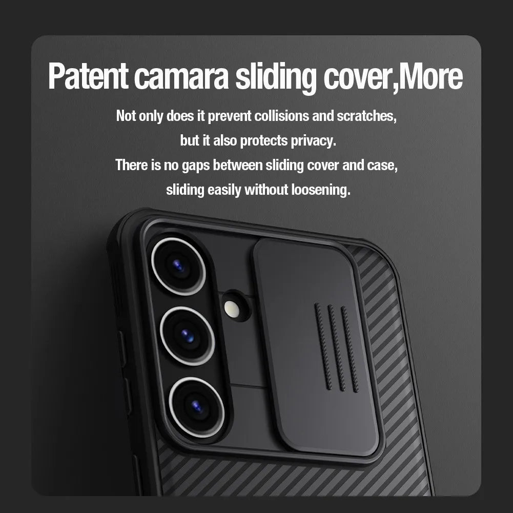 CamShield Pro Magnetic Phone Case For Samsung Galaxy S24 Plus For S24+ Camera Slider Protection Shockproof Back Cover