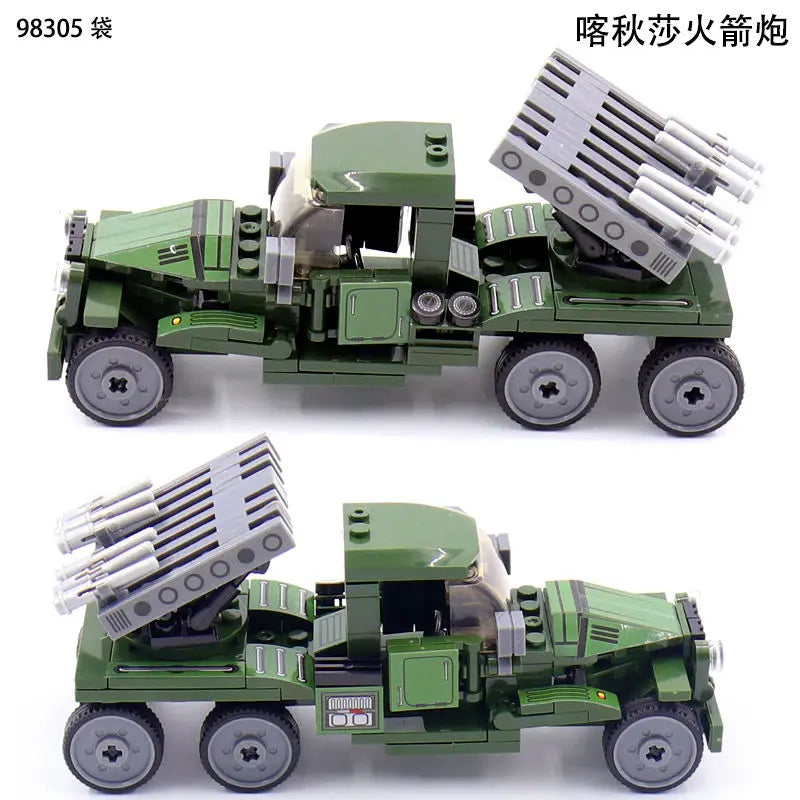 Soviet series BT-7 fast tank early version Military Series WW2 Tank Building Blocks  Bricks Model Set Toys For s Gifts