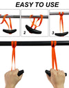 Pull Up Handles Rubber Neutral Grip Heavy Duty Cable Machine Handles Weight-lifting Multifunction Gym Equipment