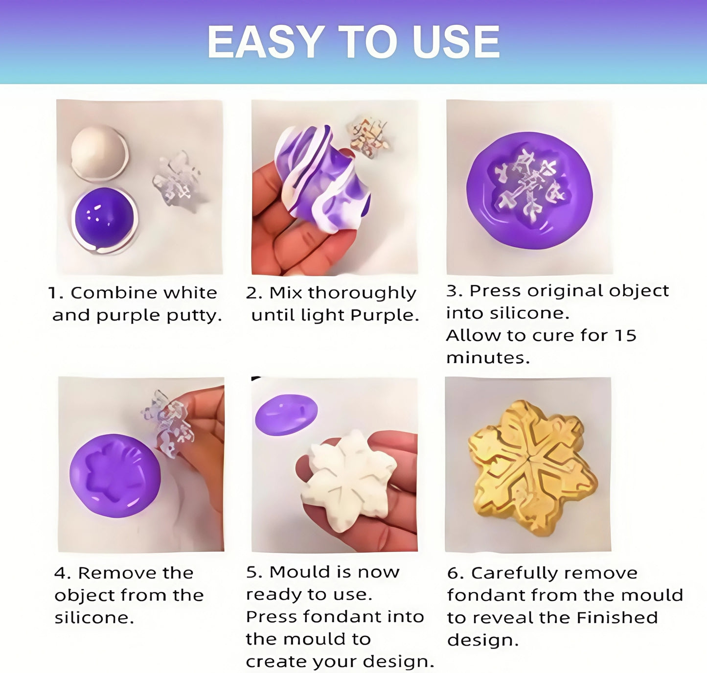 Silicone Putty Mold Making Kit – Non-Toxic, Flexible 1:1 Mix for Reusable Resin Molds
