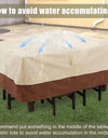 420D HEAVY DUTY Outdoor Garden Furniture Cover for Sofa Table Chair Patio Waterproof Wind-Proof Anti-UV Against Rain Snow