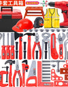 Kids Toolbox Kit Educational Toys Simulation Repair Tools Toys Drill Plastic Game Learning Engineering Puzzle Toys Gifts For Boy