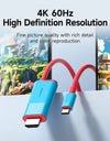 Switch Dock for Nintendo Switch/OLED USB C to HDMI-Compatible Cable Adapter 4K60Hz 100W PD for Laptop SteamDeck ROG Ally