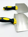 Stainless Steel Putty Knife Wall Paint Plaster Trowel Arc Ash Shovel Paint Feed Filling Scraper Blade Spatula Construction Tools