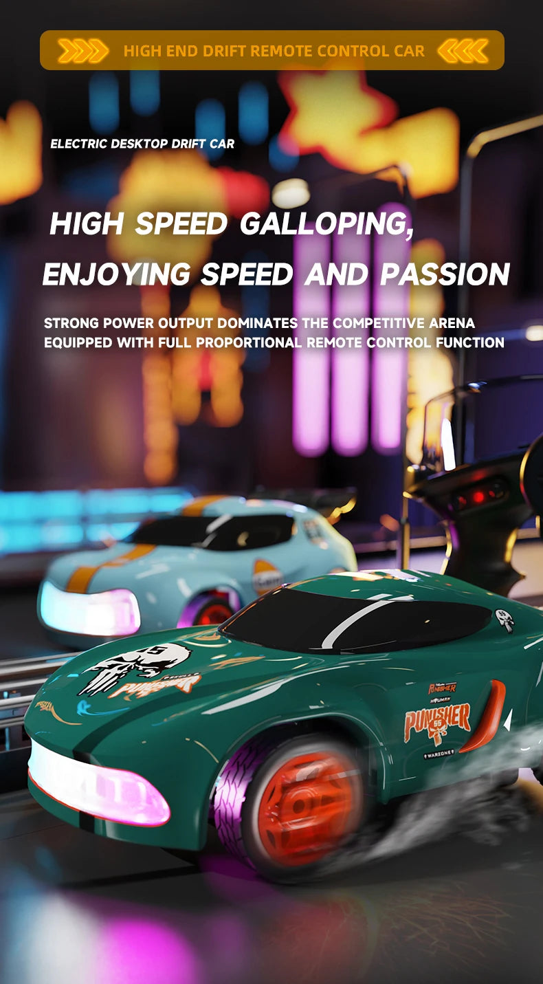 2.4G Drift Rc Car 4WD Remote Control Car Four Wheel Drive Radio Controlled Mini GTR Racing Model Boy Toy Gift