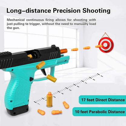 Mini Gx4 Soft Bullet Toy Gun Shell Throwing Continuous Pistol Empty Hanging Outdoor Sports Shooting Games Blaster