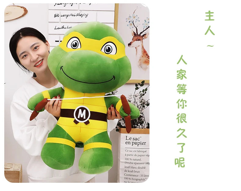 65cm Ninja Turtle Plush Toy Soft Stuffed Animal Doll