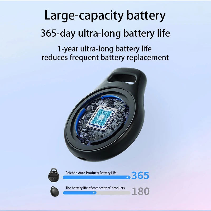 Mini Anti-lost Tracker Global Precision Positioning Locator With Find My App Extended Battery Life For  Pets Elderly