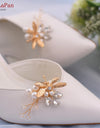 1 Pair Shoe Clips Removable Charm Shoe Buckle Bride Bridesmaid Wedding Shoe Accessories