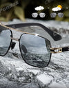 UV400 Polarized Photochromic Driving Sunglasses for Men and Women