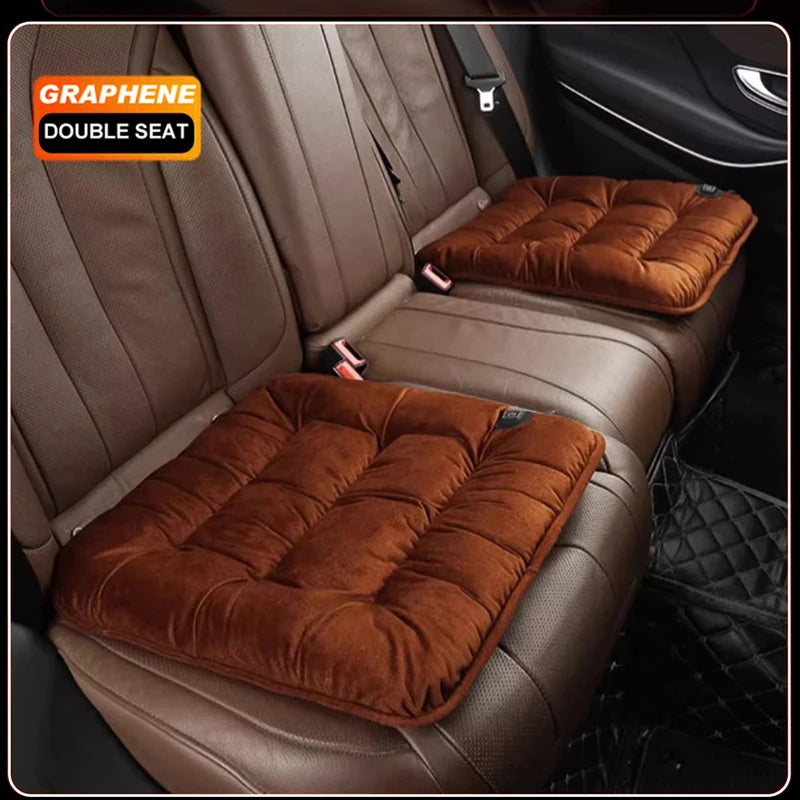5V Heated Car Seat Cover USB Port 30' Fast Car Seat Heater For Car Home Office Heated Car Seat Protector Seat Heating Cover Pads