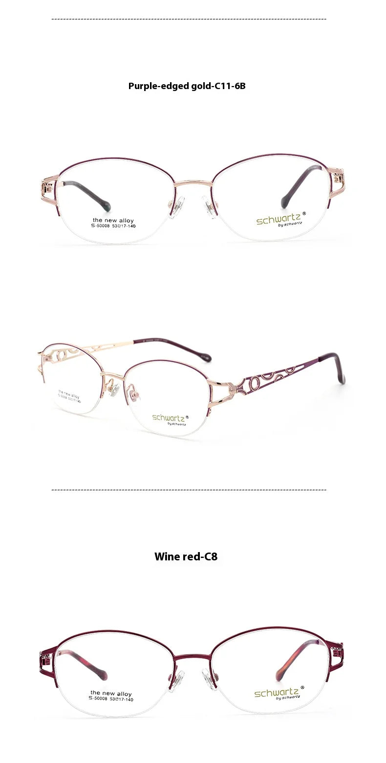 Alloy Elegant Light Luxury Frame Literary and artistic light