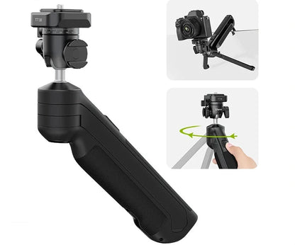 One-click Quick Release Tripod Uka Tripod Top Handle Grip for Camera Netting bracket with a Hidden Hook 180° Tilt