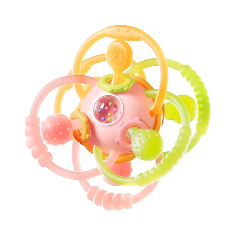 Development Toys 0 6 12 Months Sensory  Teether Rattle Educational  Toys Soft Teething Toys Games For Babies 1 Year